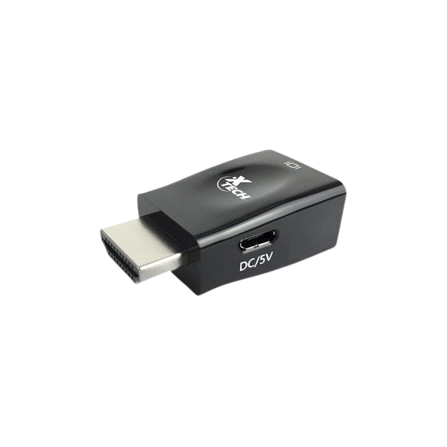 ADAPTADOR XTC-361HDMI MACHO A VGA HEMBRA 1920X1080 XTECH