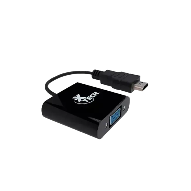 ADAPTADOR XTECH XTC-363 DE HDMI MACHO A VGA HEMBRA-3