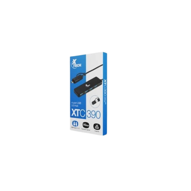 Hub Xtech 4 Puertos USB 30 XTC-390-3