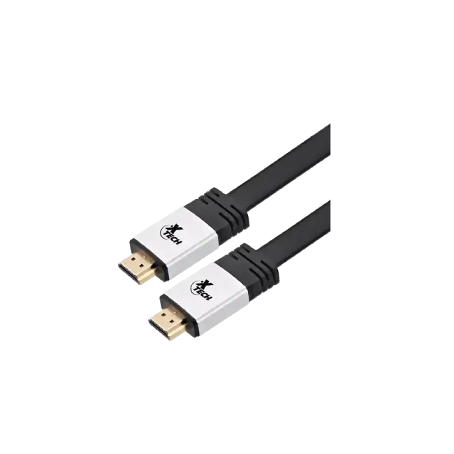 CABLE HDMI XTC-620 MACHO A MACHO HIGH SPEED FLAT 10 PIES XTECH