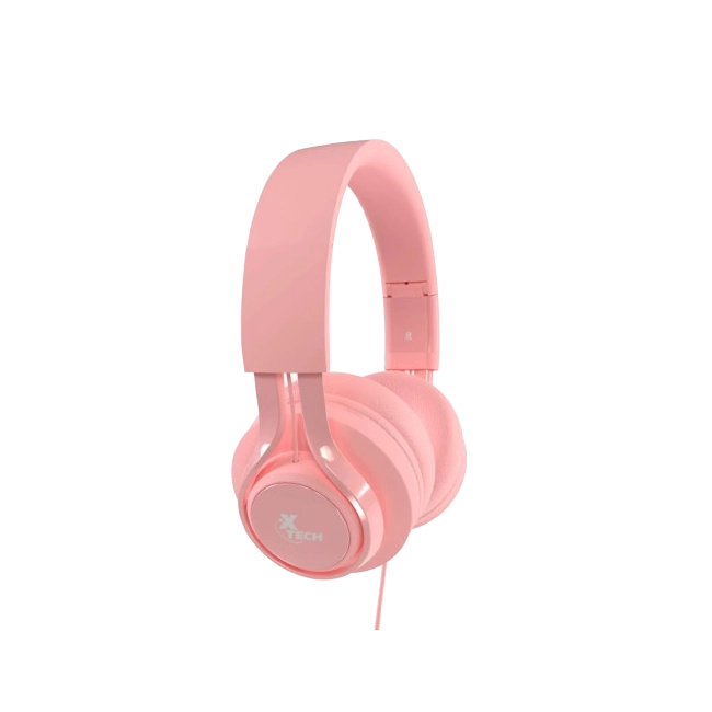 Headset Xtech XTH-355 Cutie Kids Con Microfono Color Rosado-2