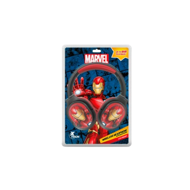 Headset Xtech XTH-M660IM Marvel Iron Man Con Microfrono Omnidireccional Inalambrico-1