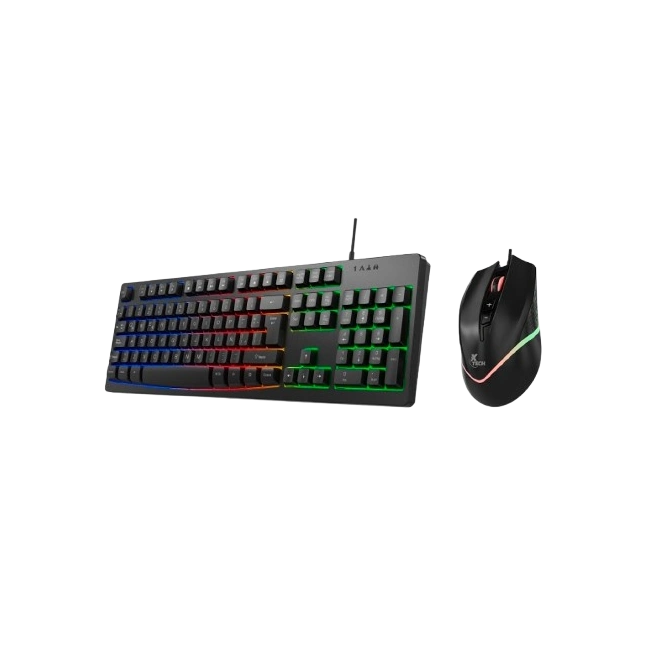 Combo Gaming Teclado y Mouse Pad Xtech XTK-535S Hasha Español