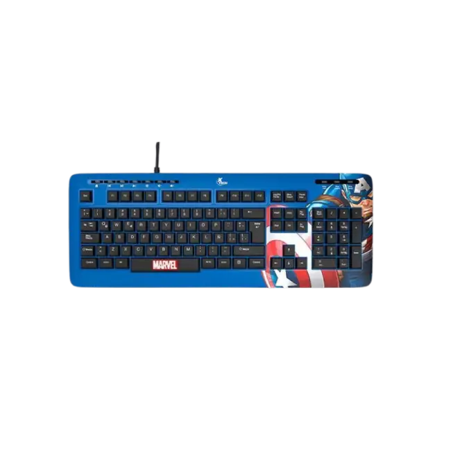 Teclado Xtech XTK-M401CA Marvel Captain America USB Español-2