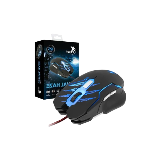Mouse Xtech XTM-610 Lethal Haze 3D Cableado USB 6 Botones 800/1200/2400/3200 DPI