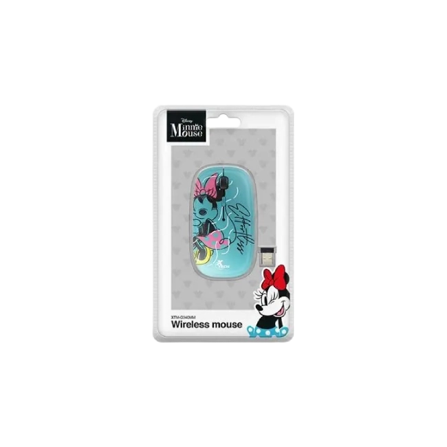 Mouse Xtech XTM-D340MM Inalambrico Minnie Mouse 1600dpi 2.4 GHz Color Aqua