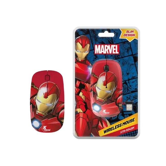Mouse Xtech XTM-M340IM Marvel Iron Man Inalambrico 1600DP 2.4 GHz-2