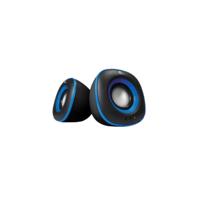 BOCINA XTECH XTS-115BL 2.0 6W USB 3.5MM COLOR AZUL