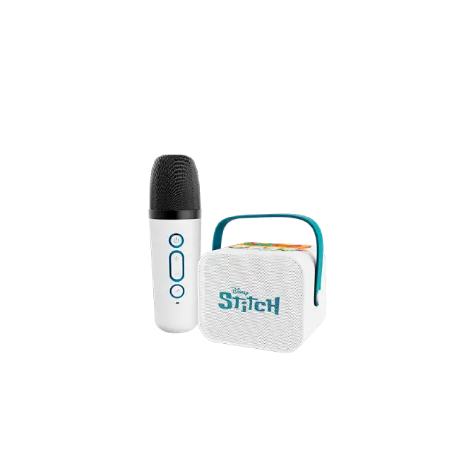 Mini Karaoke kit XTS-D622ST Stitch de Disney Color Blanco-3