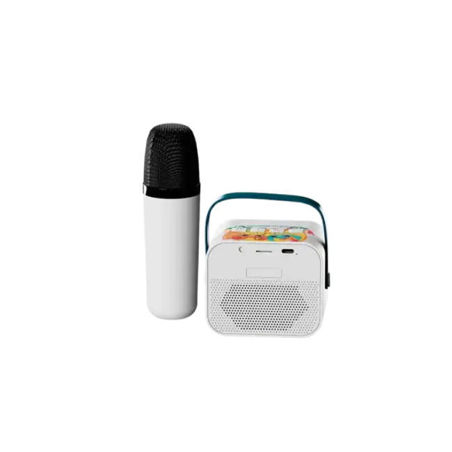 Mini Karaoke kit XTS-D622ST Stitch de Disney Color Blanco-4