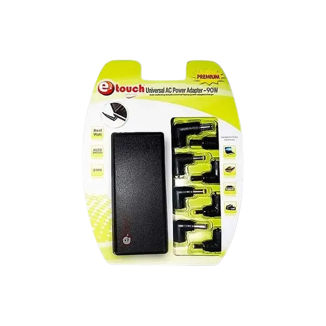 Cargador Universal Para Laptop eTouch YT-90W-ZD 90 Watts 8 Puntas-1
