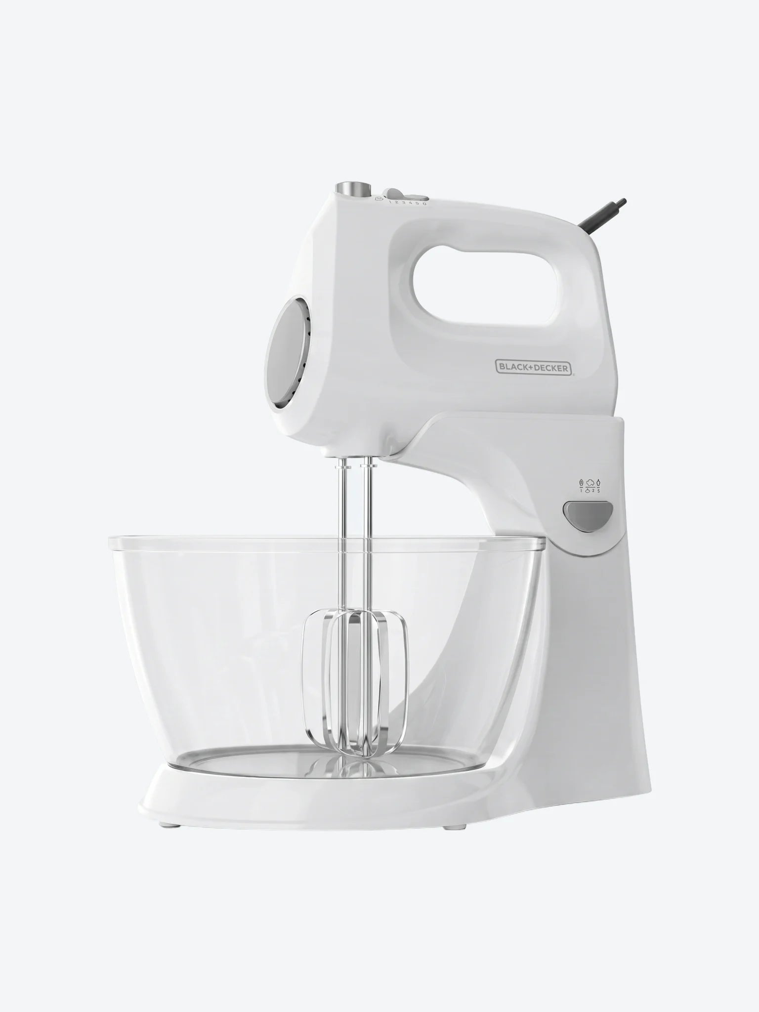 Batidora Manual Black+Decker MX9125-0WDLA 2 en 1 5 Velocidades + Turbo 250W Color Blanco-1