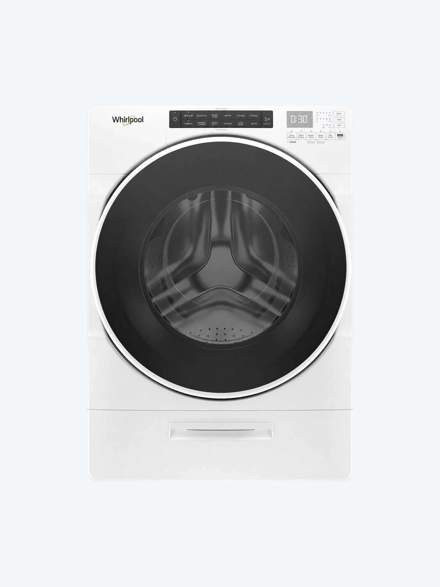 Lavadora Whirlpool Carga Frontal Alta Eficiencia HE 20Kg Con Dispensador Load&Go Color Blanco-1