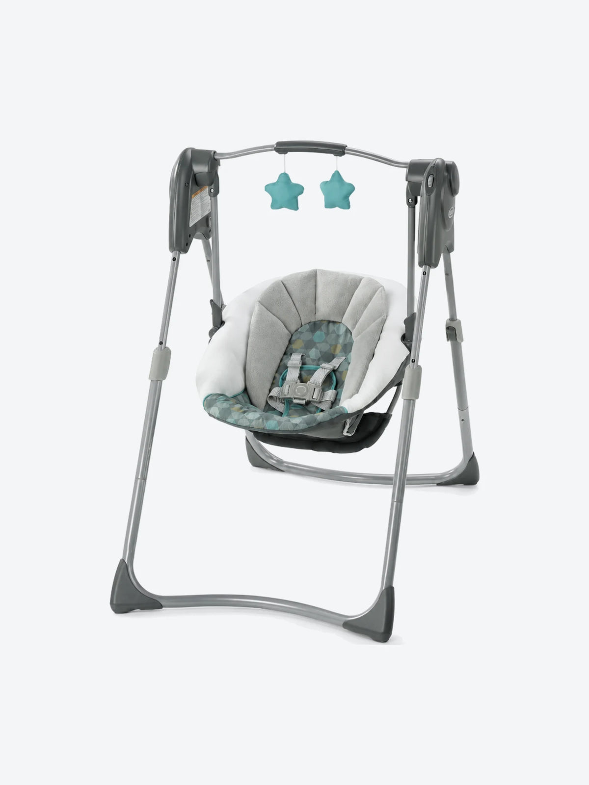 Graco Silla Mecedora tipo Columpio para Bebs / Slim Spaces Compact - Azul-1