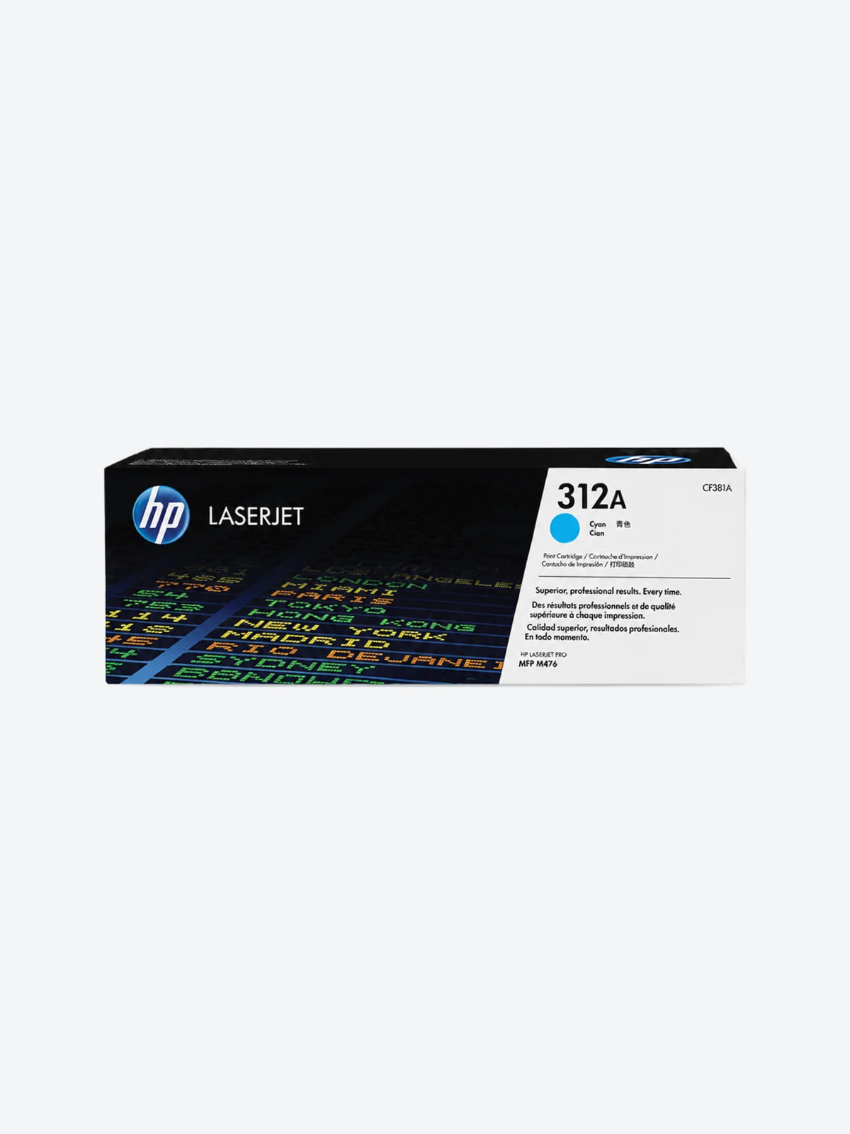 HP 312A - Cián - original - LaserJet - cartucho de tóner (CF381A) - para Color LaserJet Pro MFP M476dn, MFP M476dw, MFP M476nw