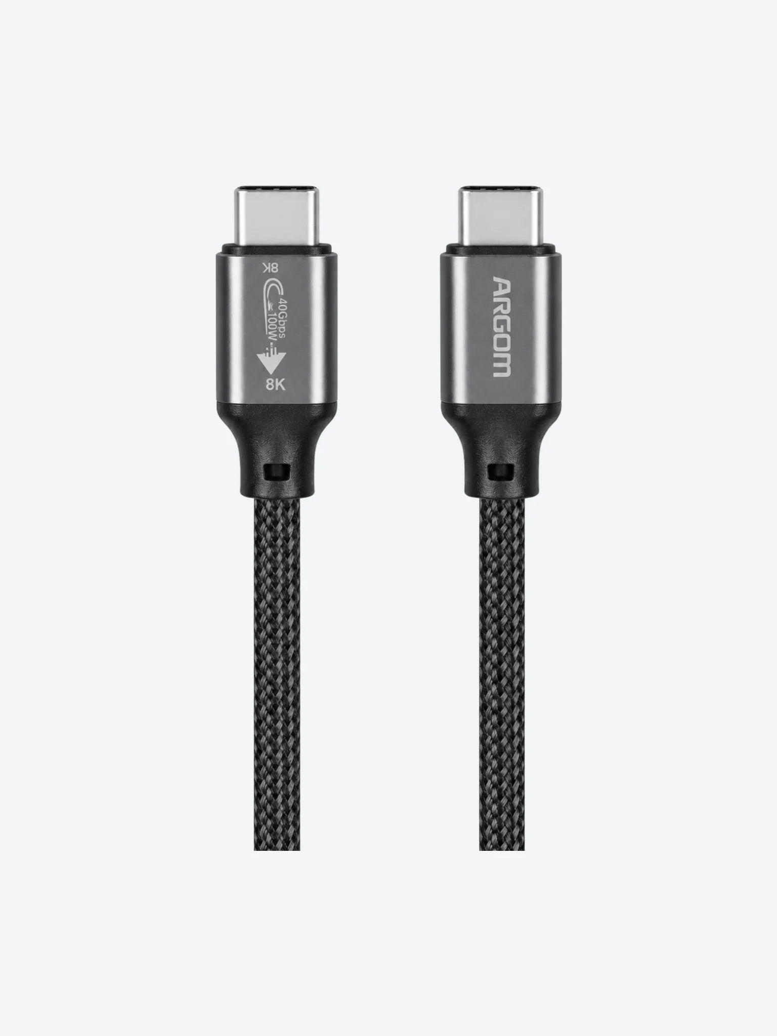 CABLE ARGOM TIPO C A C DURAMAX 100W PD Y DATA TRANSFER 8K USB 4 / 40GBPS 6FT/1.8M-1
