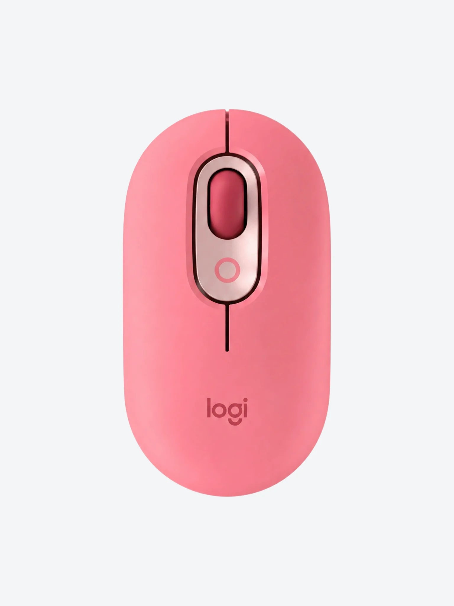 Mouse Logitech Pop Con Emoji Personalizado 4 Botones Inalambrico Bluetooth Color Rosa