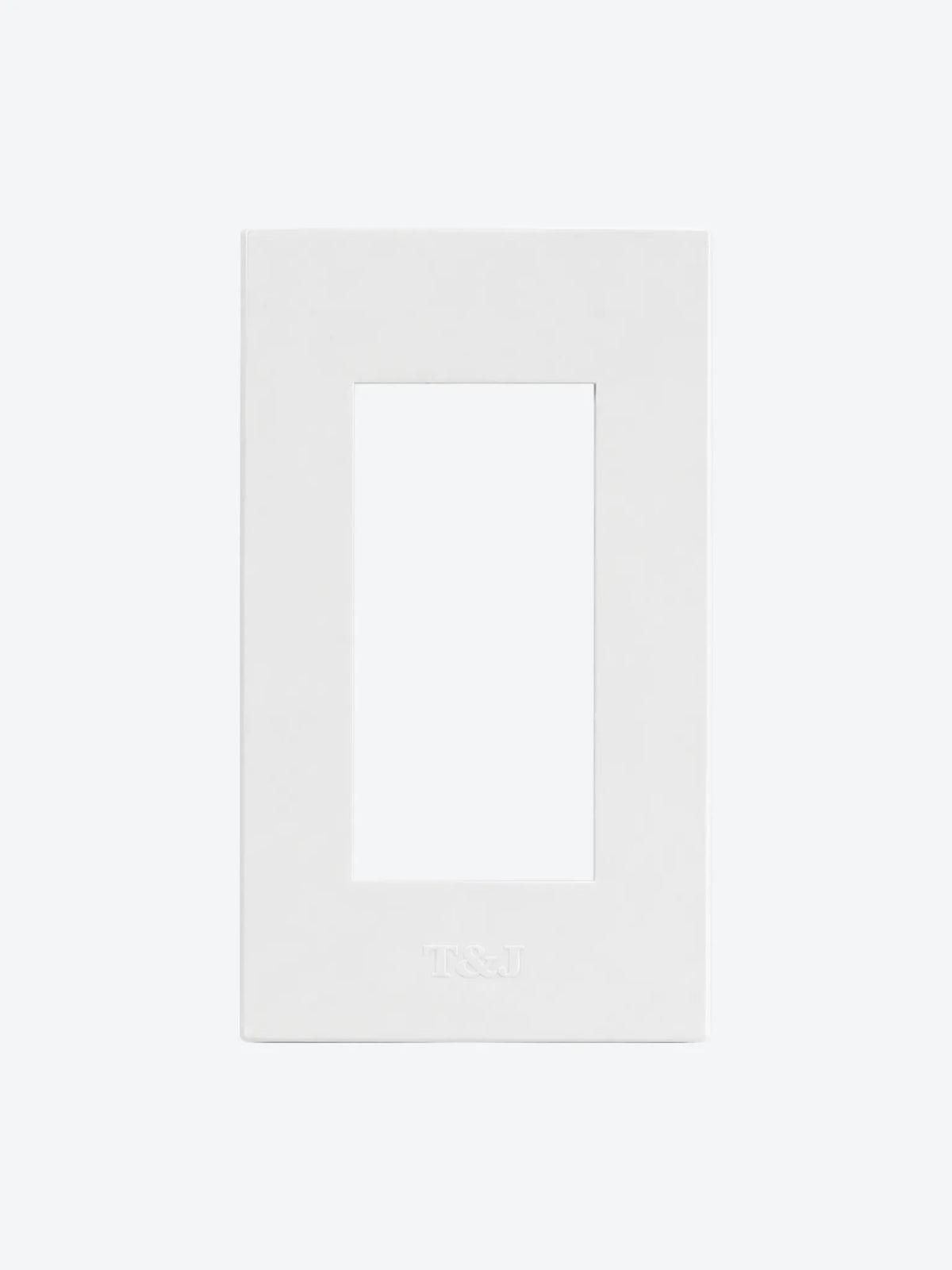 TYJ PLACA TRIPLE BLANCO