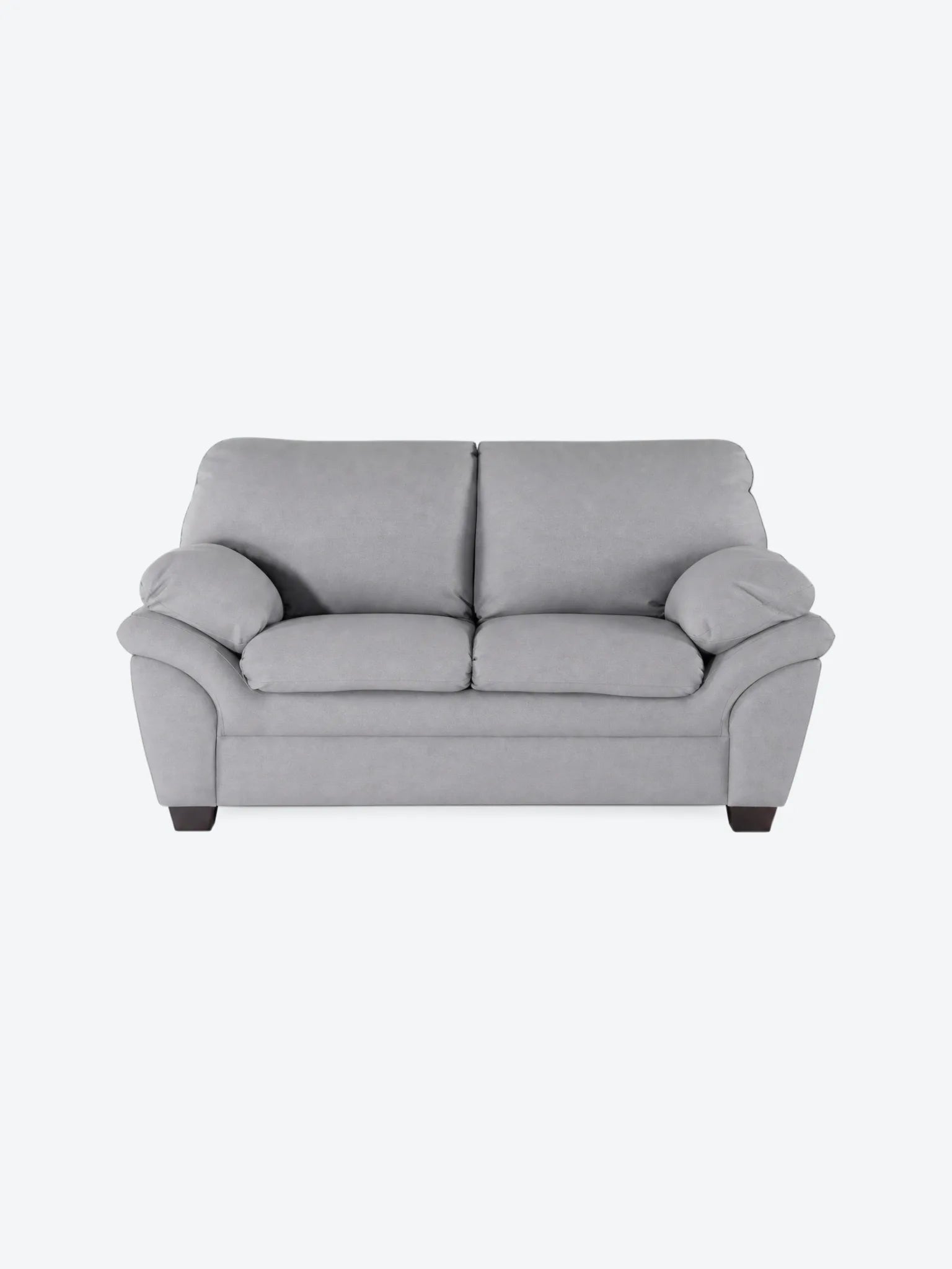 Sillon de 2 Plazas DZ-SF-051 Interior de Madera Solida Espuma de Alta Densidad Color Gris-1