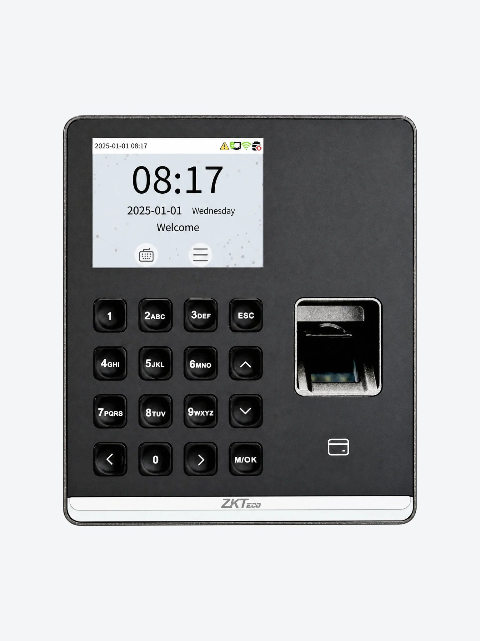 Terminal ZKTeco SenseFP-M1B-bl de Control de Acceso con Control de Tiempo y Asistencia
