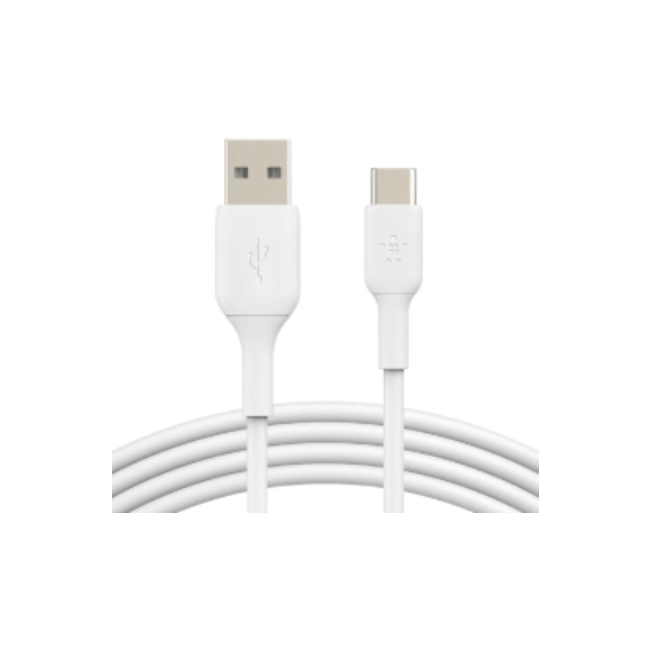 Belkin BoostCharge - Cable USB - 24 pin USB-C (M) a USB (M) - 2 m - blanco-3