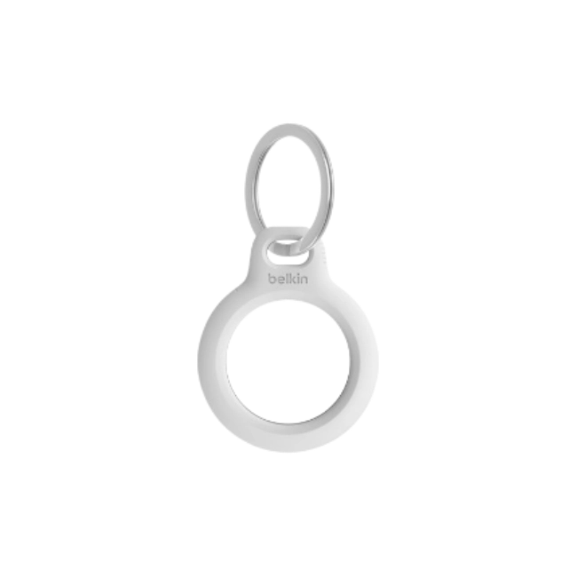 Belkin - Estuche para Airtag - blanco - para Apple AirTag-1