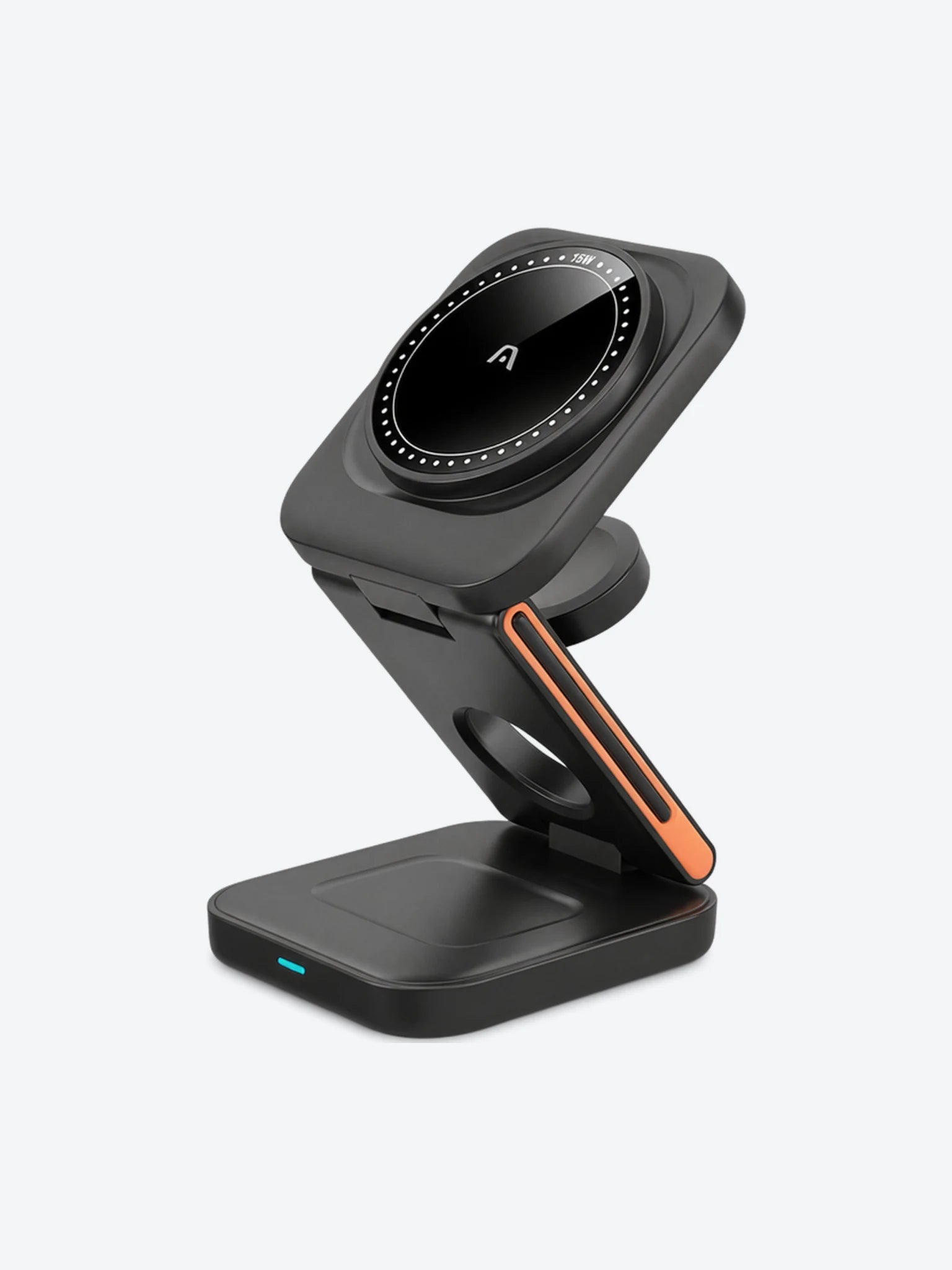 ARGOM MARGNETIC S4 - CARGADOR RÁPIDO PLEGABLE MAGNETICO 3 EN 1 DE 15W/5W/3W-1
