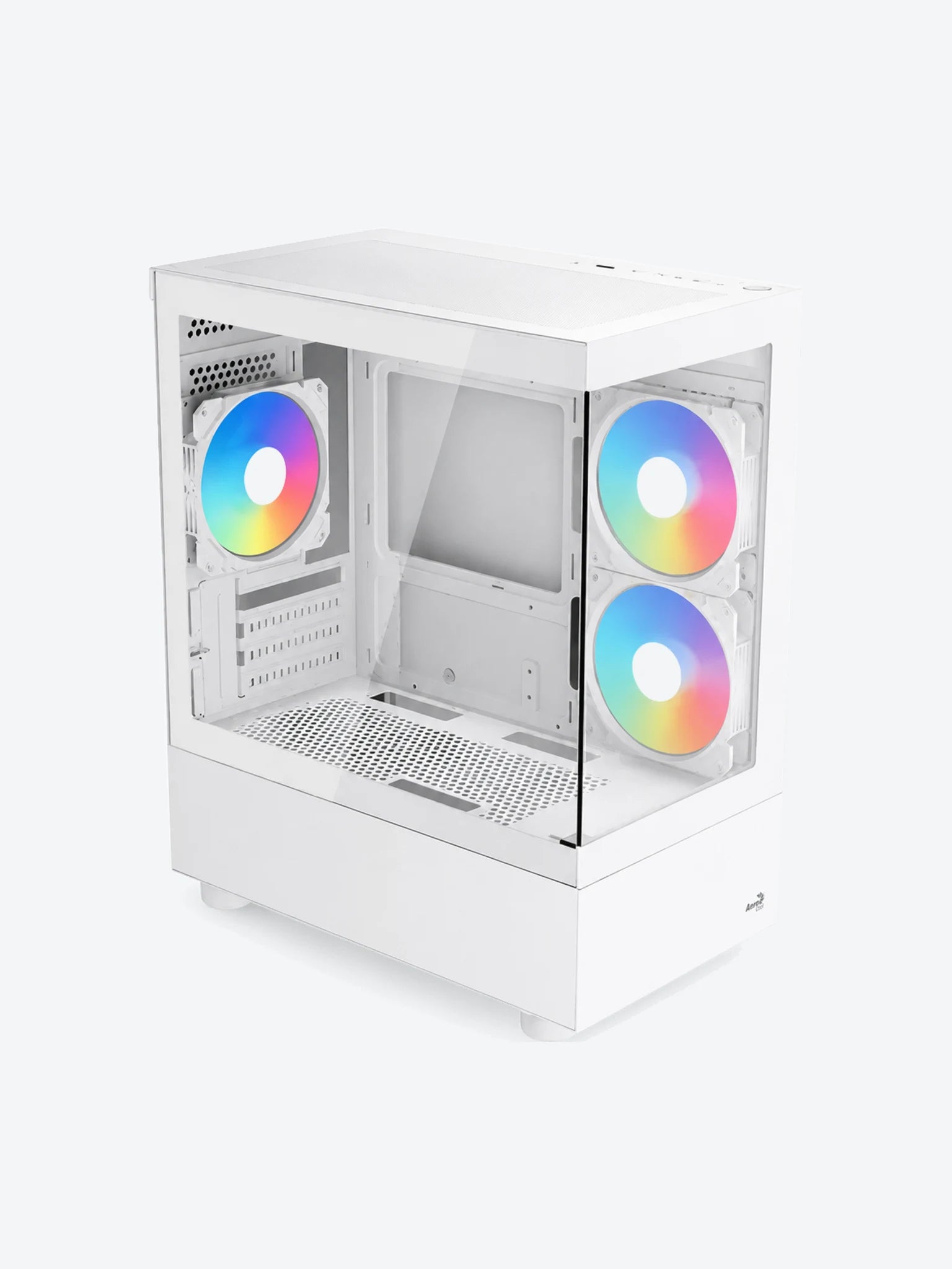 CASE RGB AEROCOOL VIEWPORT MINI-G-WT-V2 MINI TOWER VENTILADORES 3 DE 120MM CON VIDRIO FRONTAL, LATERAL Y MALLA ACCM-ES09133.21