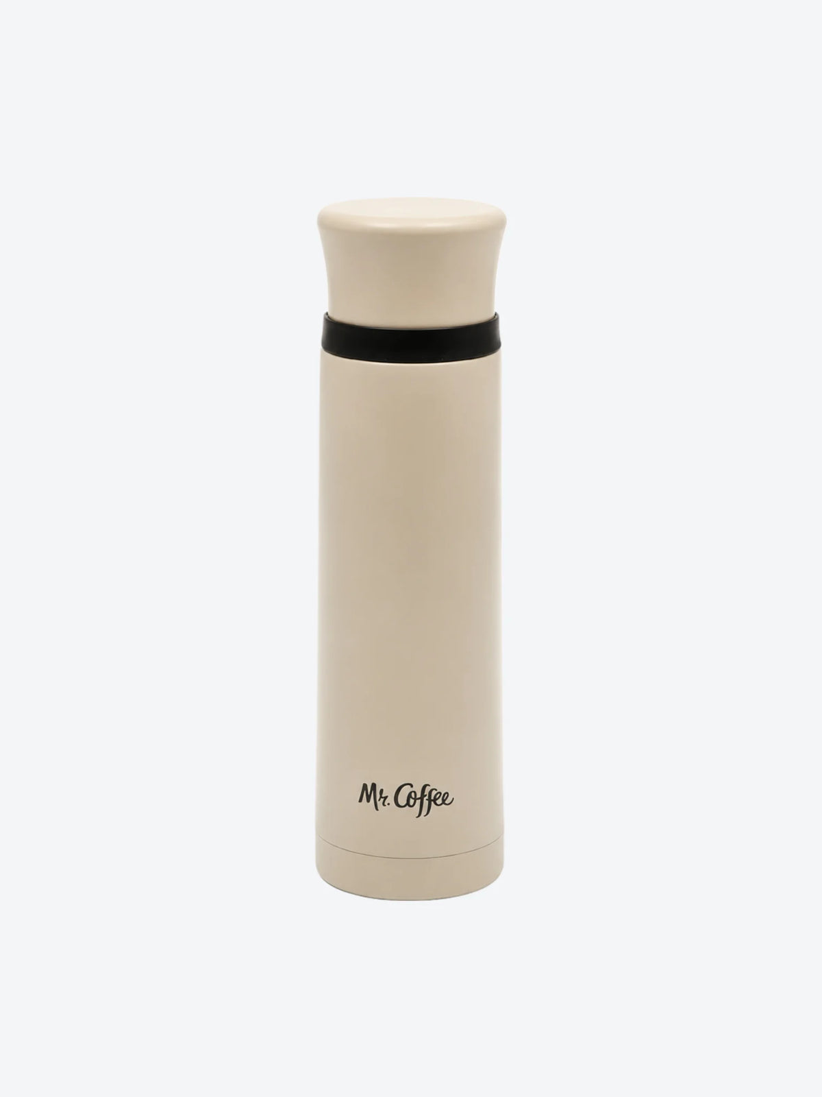 Botella Trmica 23 Oz / 680 ml, Aislador doble pared Acero inoxidable fro o caliente - Mr Silver Leaf - Color Beige