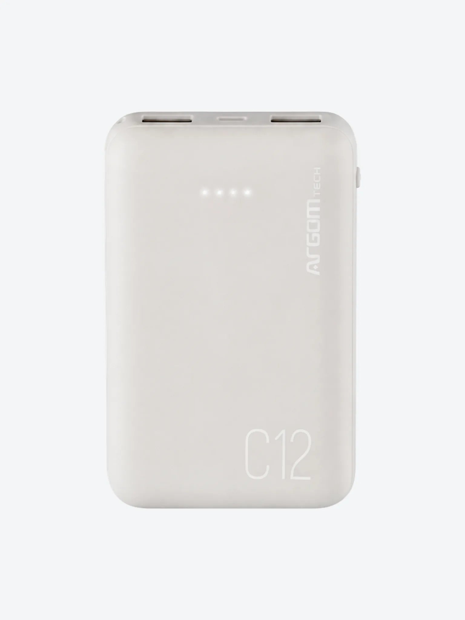 Cargador Portatil Argom ARG-PB-1138WT C12 12000 MAH Color Blanco-1
