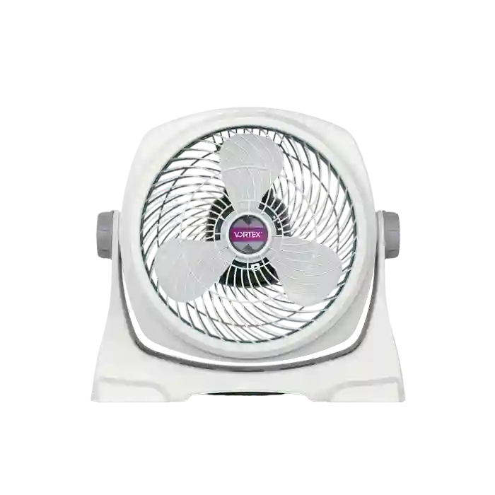Ventilador de Aire Vortex AFV-1212 12" con  3 Velocidades y  Empotrable en Pared Color Blanco-3