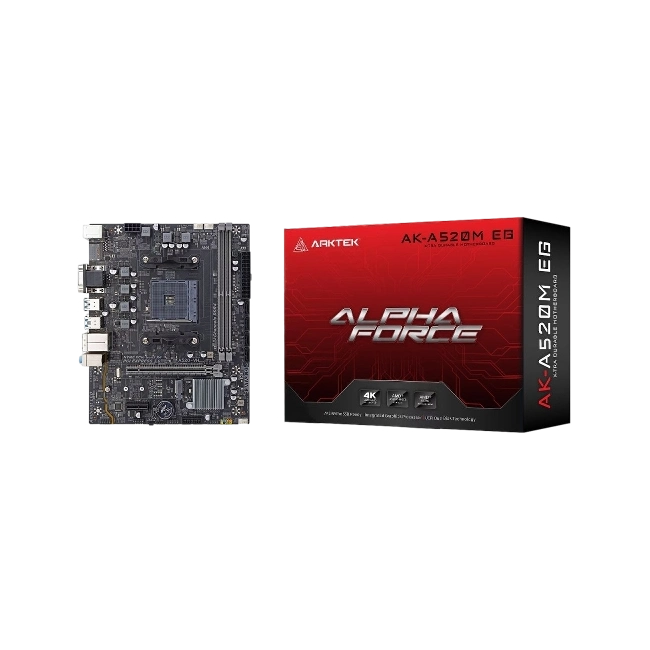 Tarjeta Madre Arktek AK-A520M EG VS  AM4 Micro ATX DDR4-6