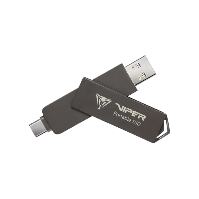 HD SOLIDO EXTERNO 512GB PATRIOT PVP30 DUO COMPACT USB 3.2 GEN 2 TIPO C/A 1000 MB/S LECTURA 1000 MB/S PVP30512G28UDG-3