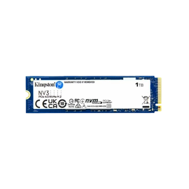 HD INTERNO SOLIDO 1TB PCIe 4.0 NVMe KINGSTON NV3 SNV3S/1000G