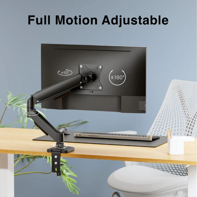 SOPORTE ARGOM PARA MONITOR 17" A 32", RESORTE DE GAS Y ABRAZADERA-4