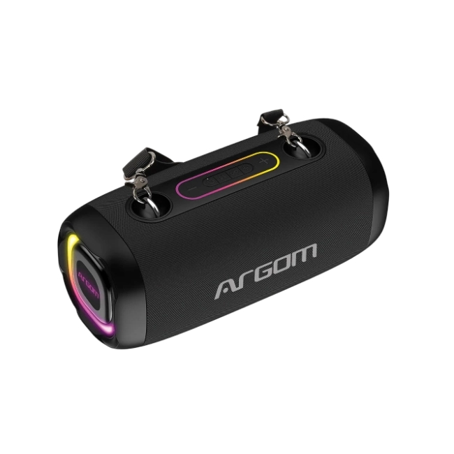 Bocina Argom ARG-SP-3141BK Altavoz Bluetooth Inalambrico Premium Radyon X41 con Luces LED-11