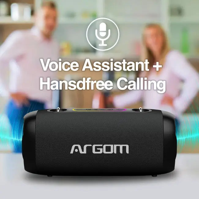 Bocina Argom ARG-SP-3141BK Altavoz Bluetooth Inalambrico Premium Radyon X41 con Luces LED-15