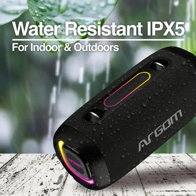 Bocina Argom ARG-SP-3141BK Altavoz Bluetooth Inalambrico Premium Radyon X41 con Luces LED-16
