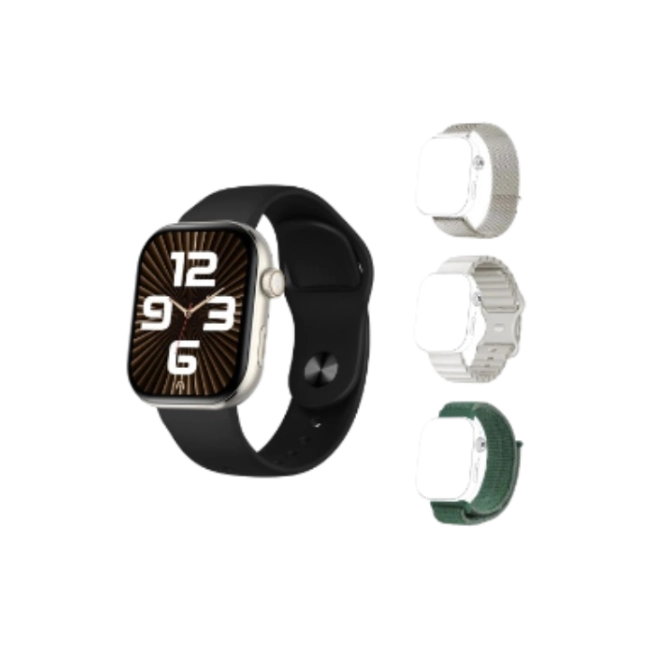 SKEIWATCH ARGOM S40 BEIGE - PANTALLA TFT 2.01", 4 CORREAS, IP67
