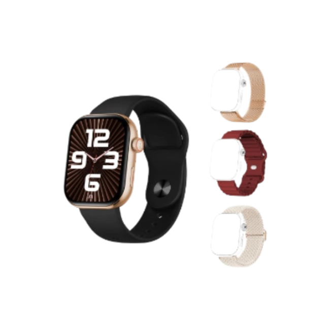 SKEIWATCH ARGOM S40 ROSE GOLD - PANTALLA TFT 2.01", 4 CORREAS, RESISTENCIA IP67
