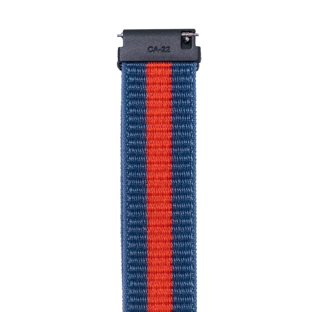 Reloj T7 Negro + Pulsera velcro azul naranja-5