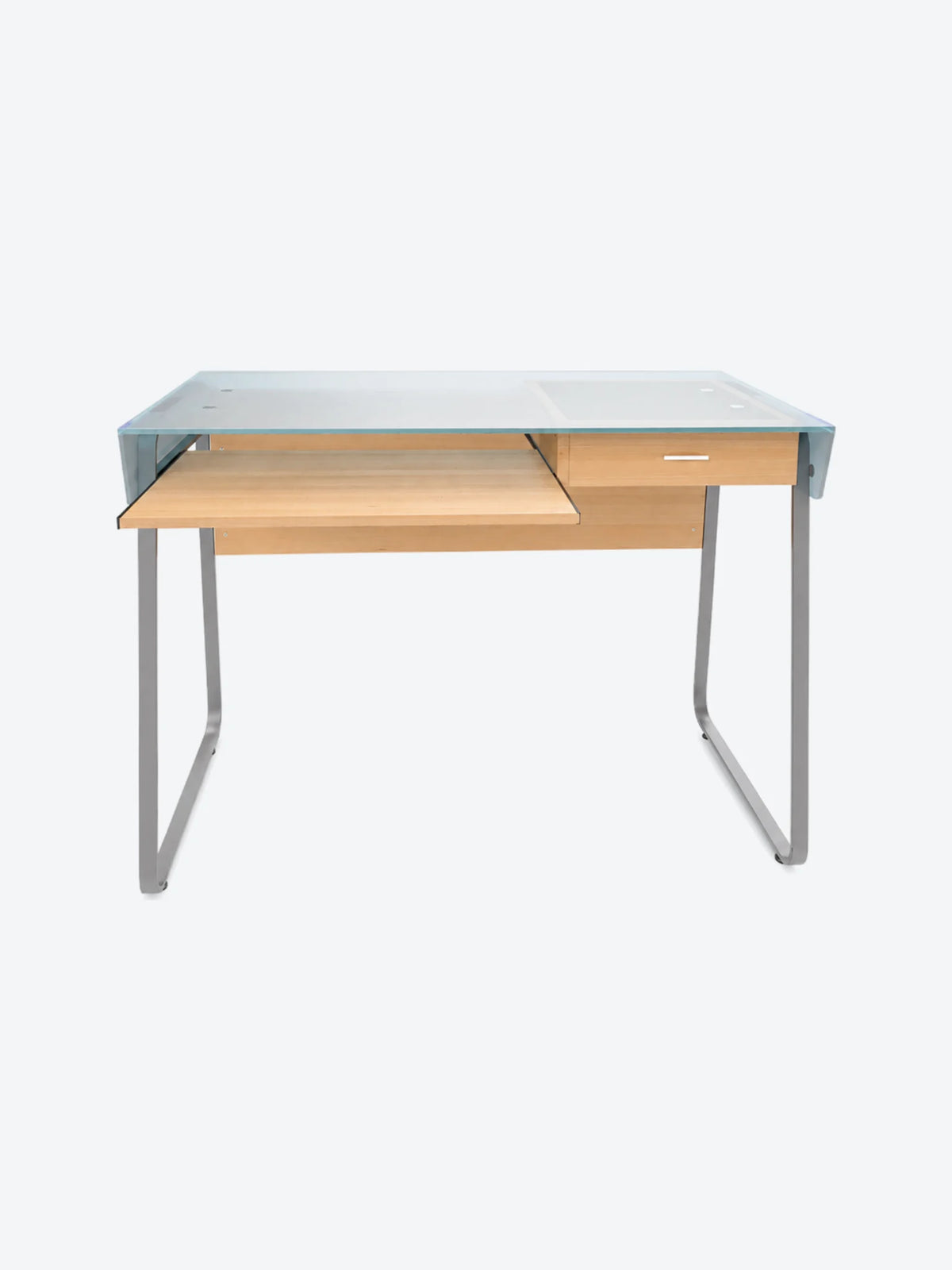 Xtech - Desk S Lvl XTF-CD197 - Escritorio para computadora con tope de vidrio  - Color: Sicomoro