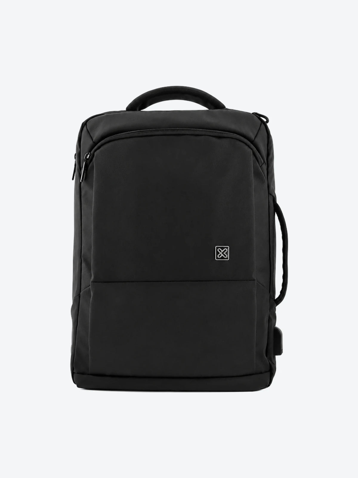 Klip Xtreme - Notebook carrying backpack - 15.6" - Polyester - Black - 2 in 1 Backpack & NB Case