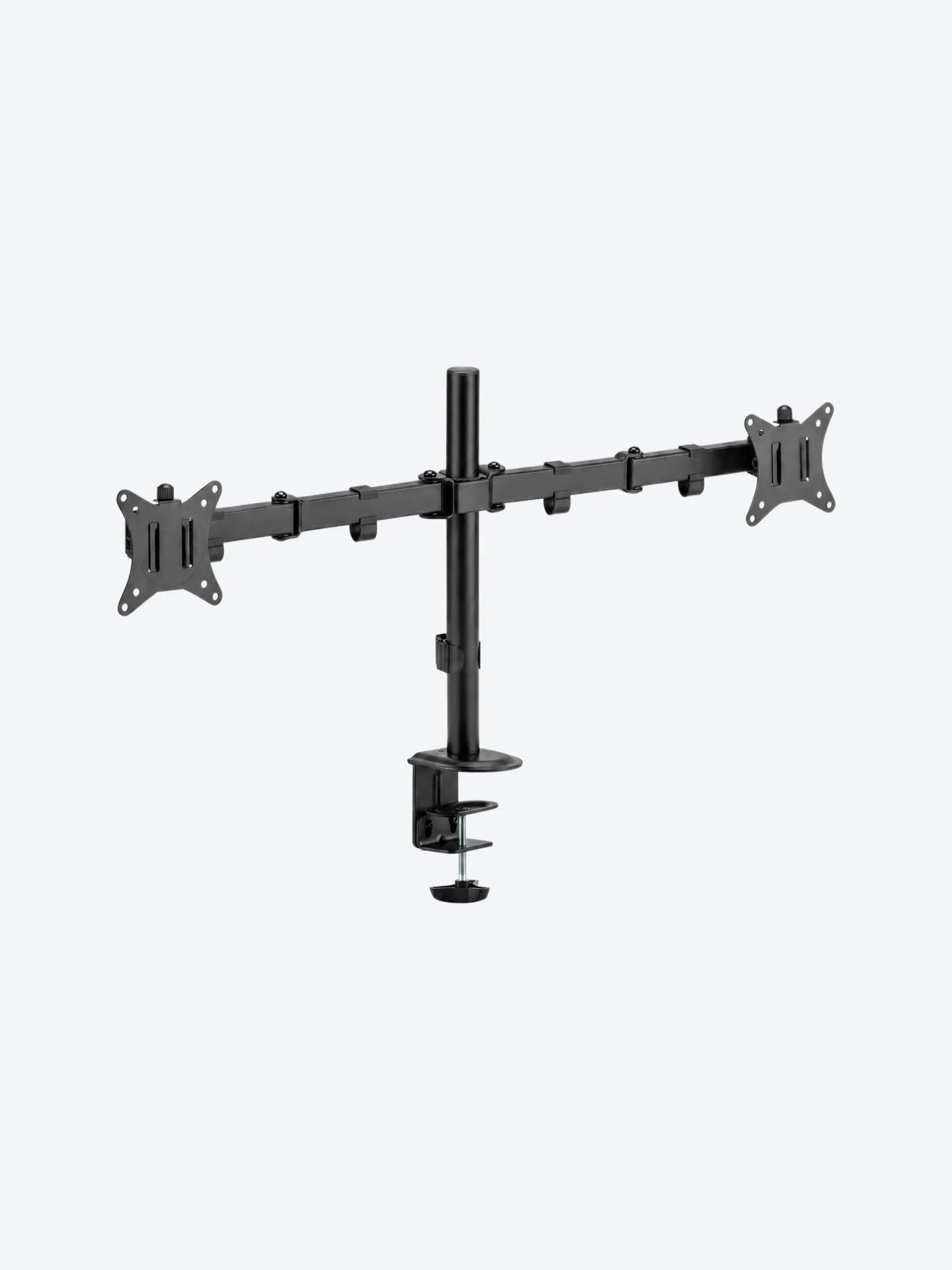 Bracket (Base) Argom ARG-BR-1603 Para Doble Monitor Con Movimiento de  32" y Abrazadera-1