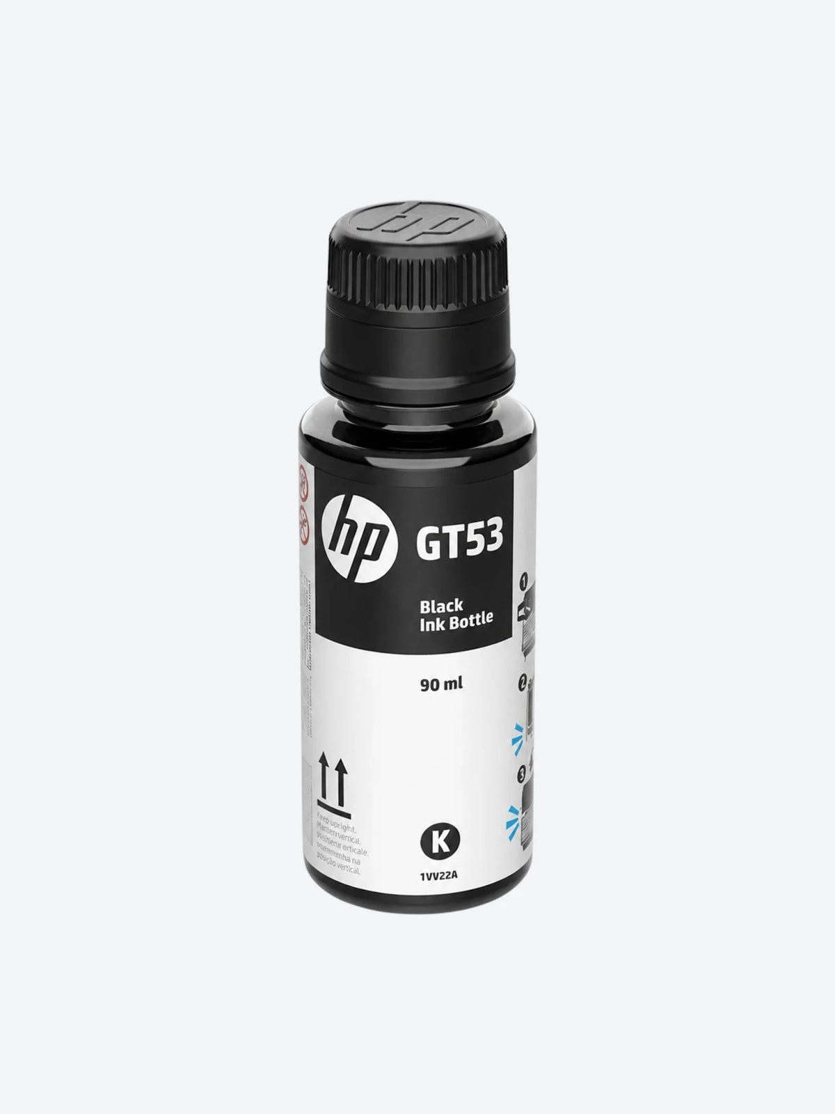 HP GT53 Negro DesignJet Original de 90 ml-1