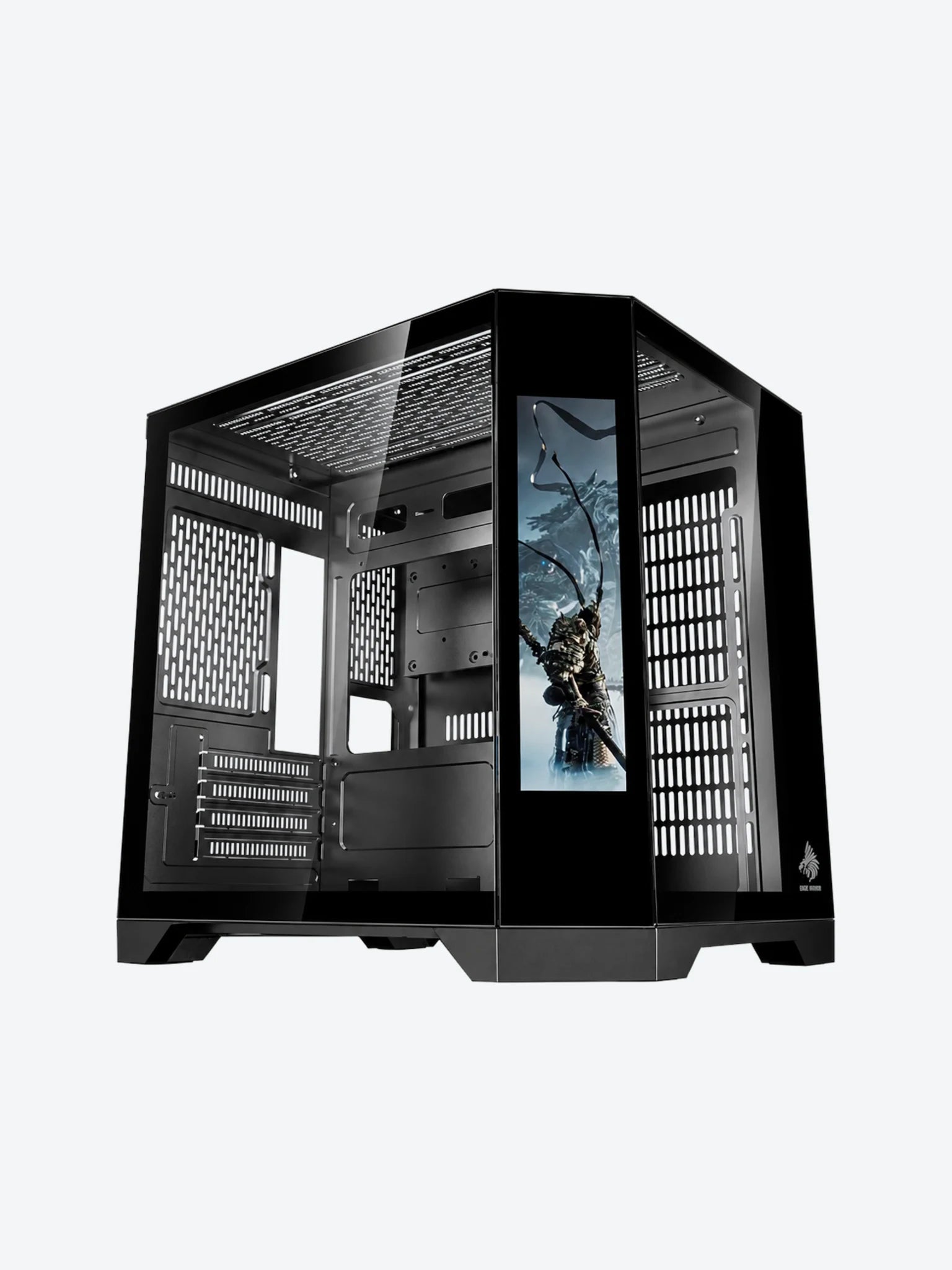 CASE EAGLE WARRIOR CG01KVRA001C MINI TOWER SIN VENTILACION INCLUIDA CON VIDRIO TEMPLADO LATERAL