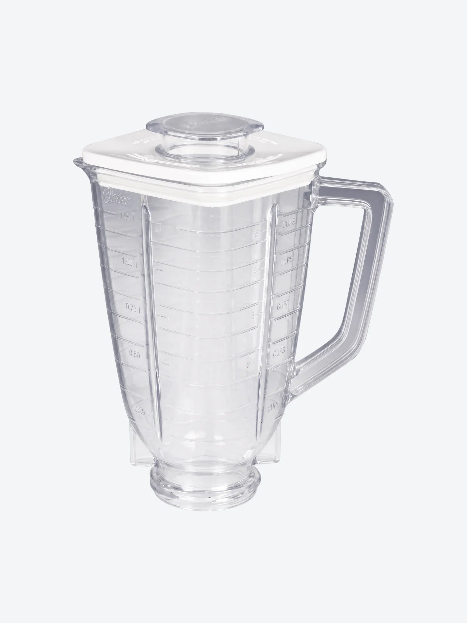 Vaso de Plastico para Licuadora Oster 4890-011-805 Con Tapa Blanca