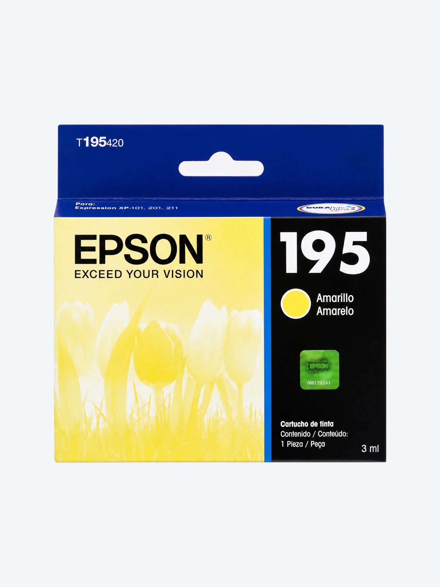 CARTUCHO DE TINTA T195420-AL T195 AMARILLO EPSON