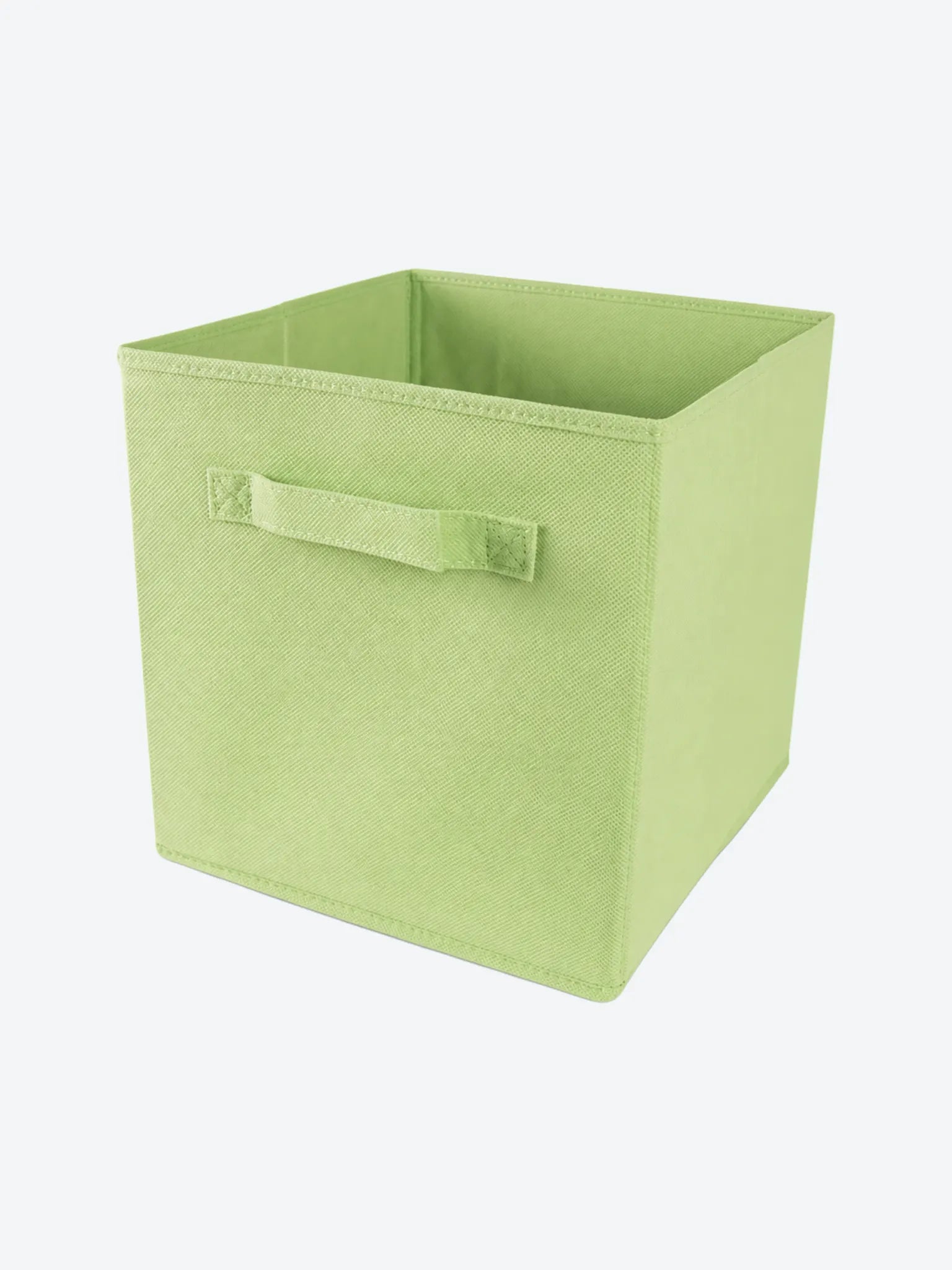 CUBO DE TELA, 28X28X28CM, VERDE