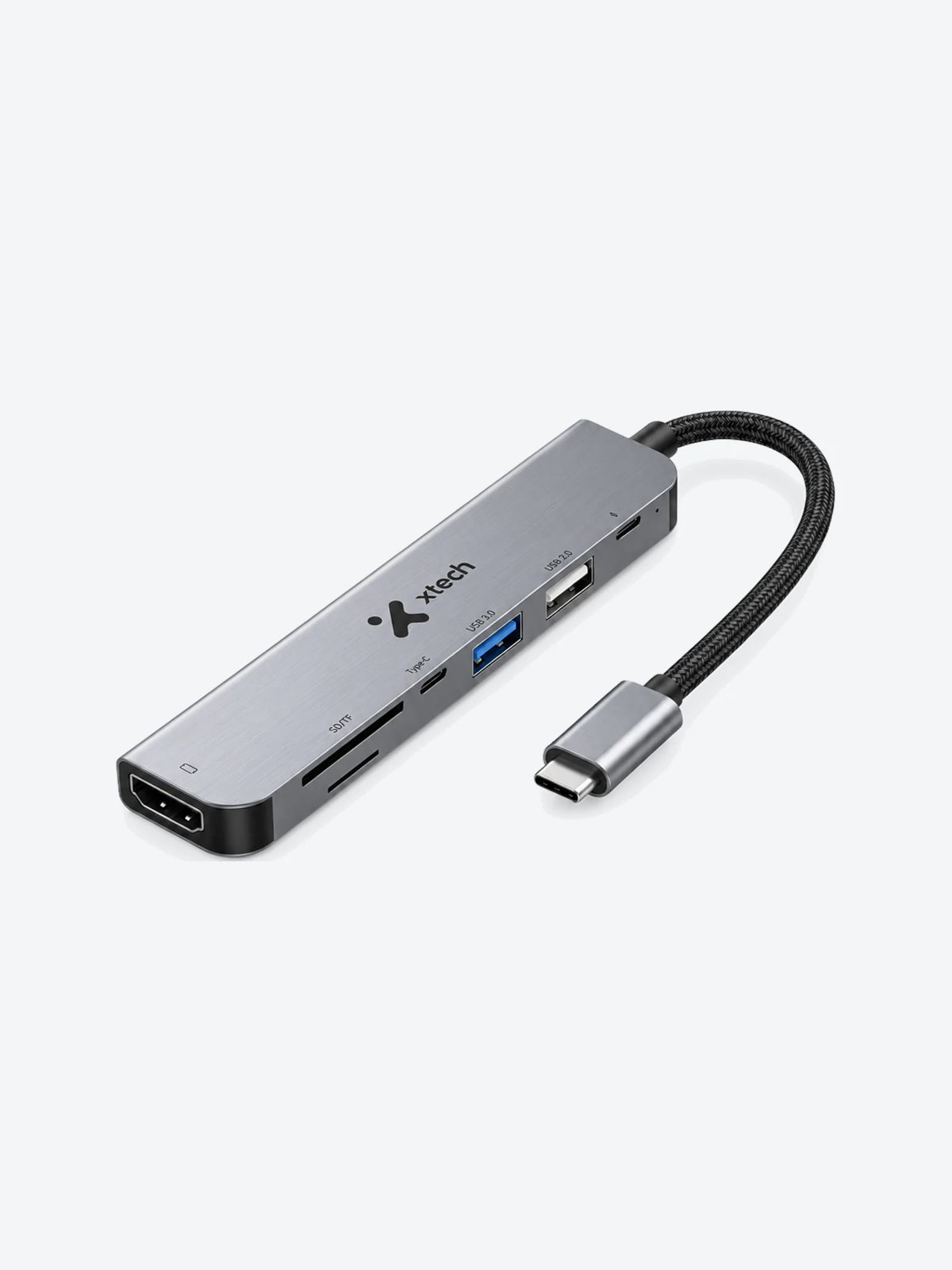 Xtech - Hub - 7 puertos - USB-C® 7-in-1 XTC-571-1